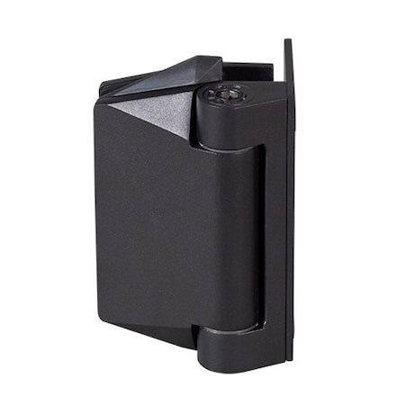 Cr Laurence Matte Black Wall Mount Polaris 125 Series Soft Close Gate Hinge P0L037125MBL